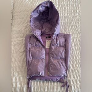 Puffy Puffer Cropped & Sleeveless Hooded Vest - Atousa G.